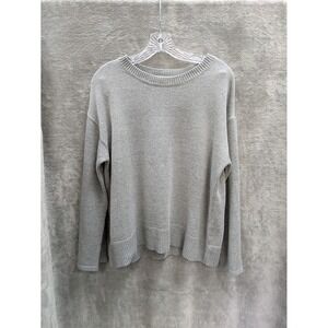 Jason Wu Sweater Women's Small Button Detail Minimalist Quiet Luxury Preppy